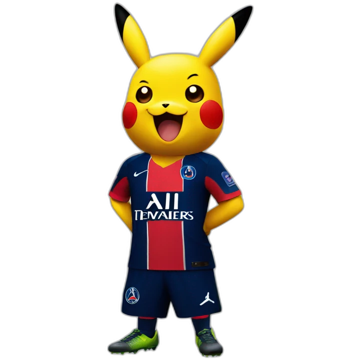 pikachu psg player emoji