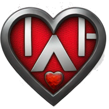 Audi heart badge emoji