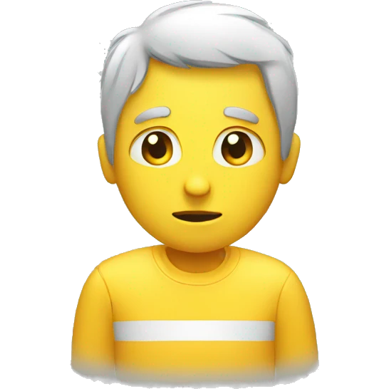 low energy person emoji