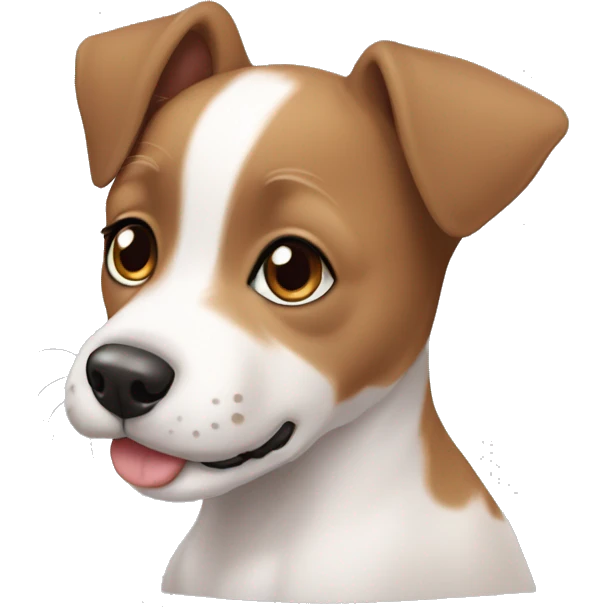 jack rusell terrier tricolor puppy emoji