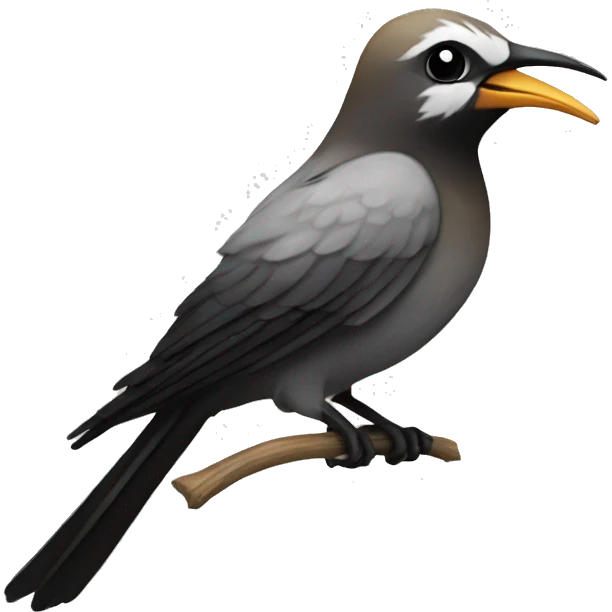 Mockingjay bird emoji