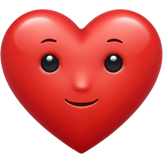 Cute heart emoji
