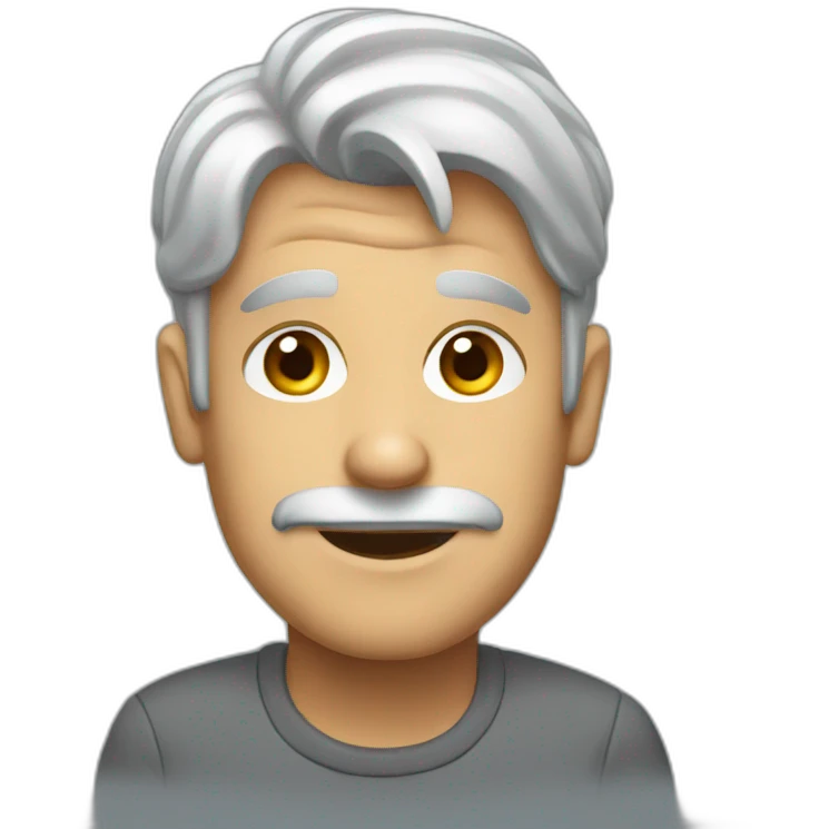 Grey Leno emoji