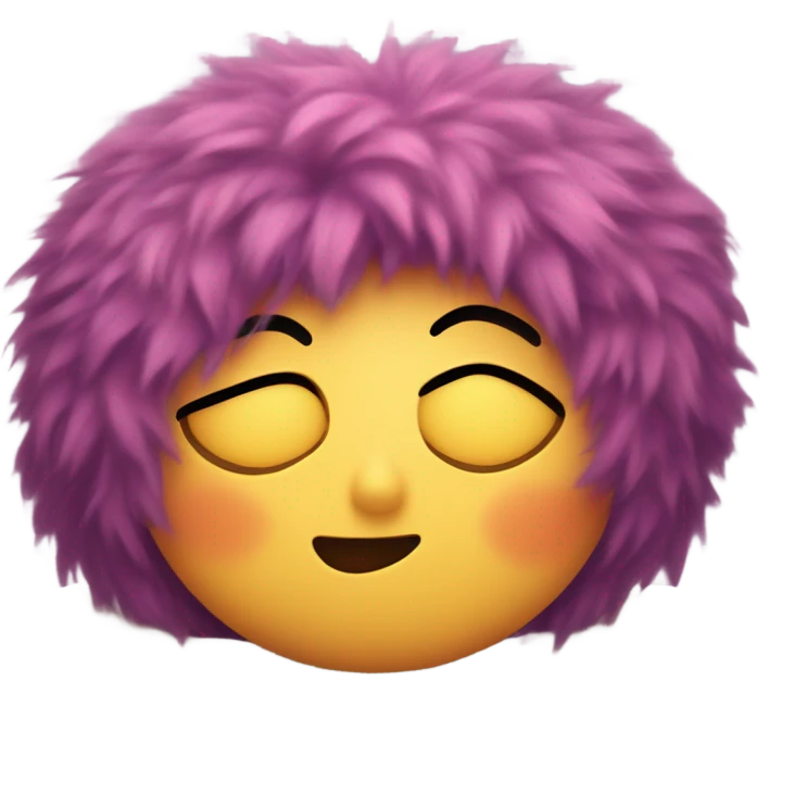 cartoon head buried in pillow emoji