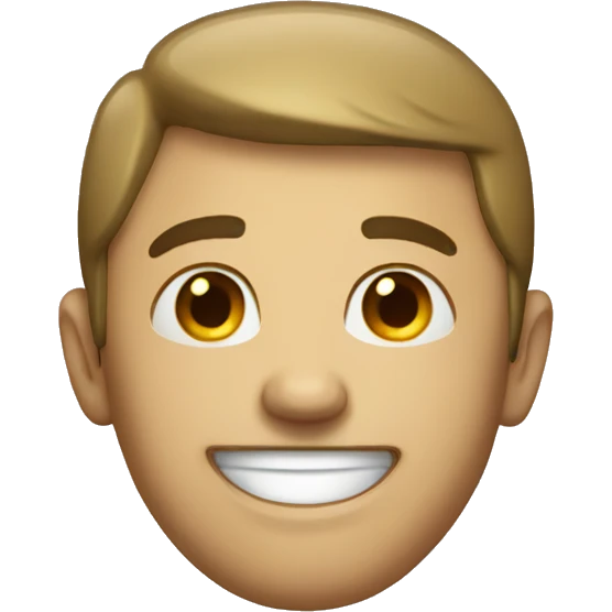 fake smiling emoji
