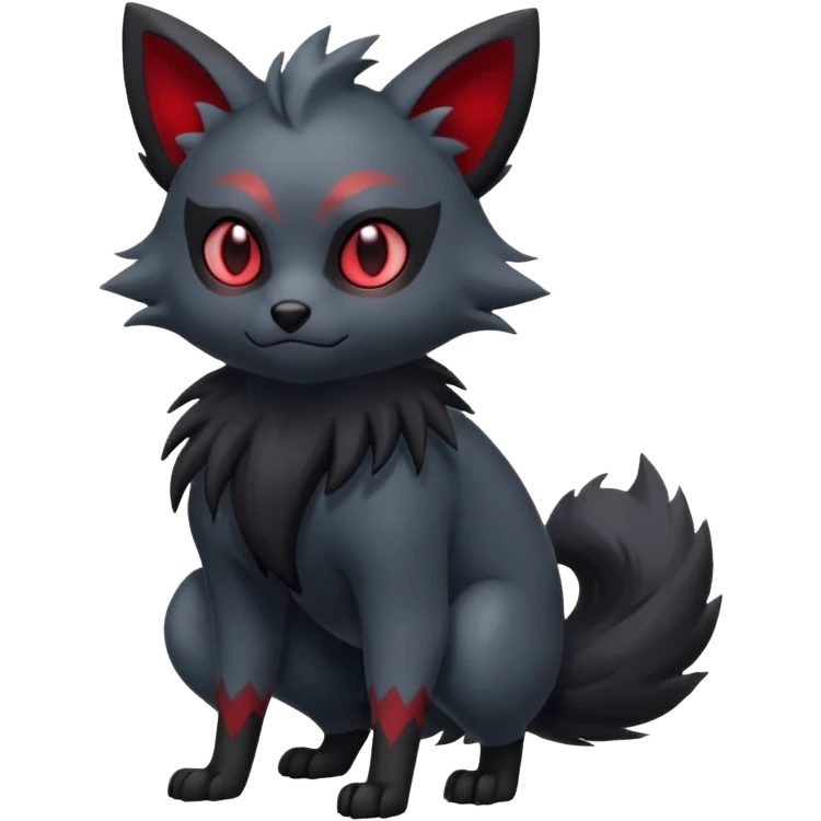 Zorua-Fakémon-hybrid-creature (full body)  emoji