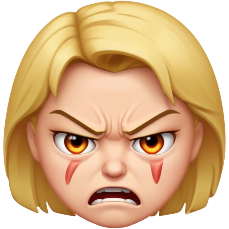 Karen looks pissed emoji