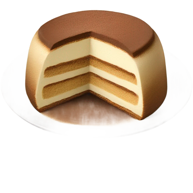 tiramisu on an nice heute plate  emoji