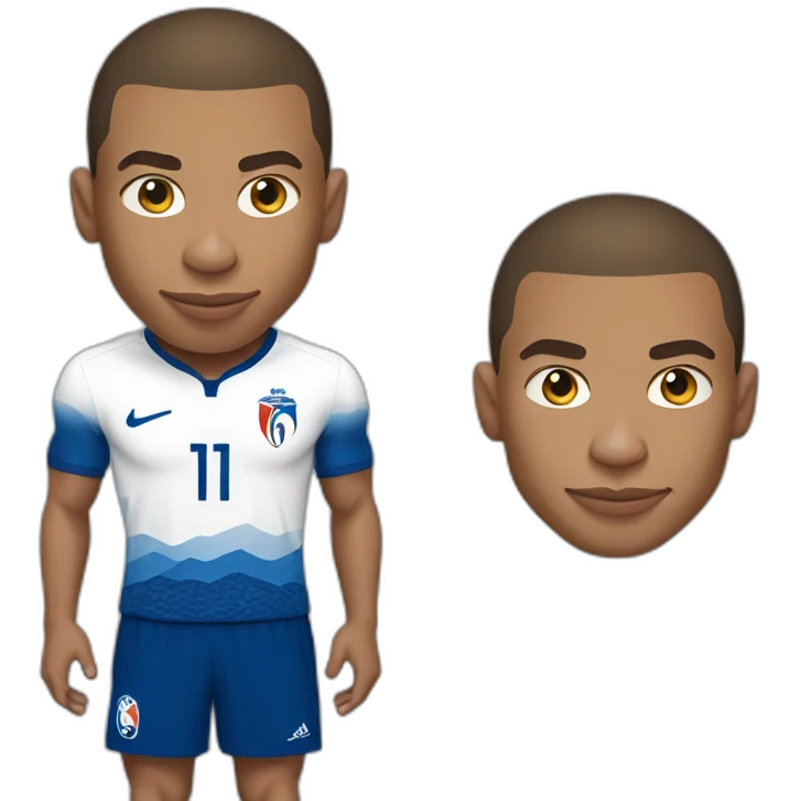 Kylian mbappe, france, world cup, buff emoji