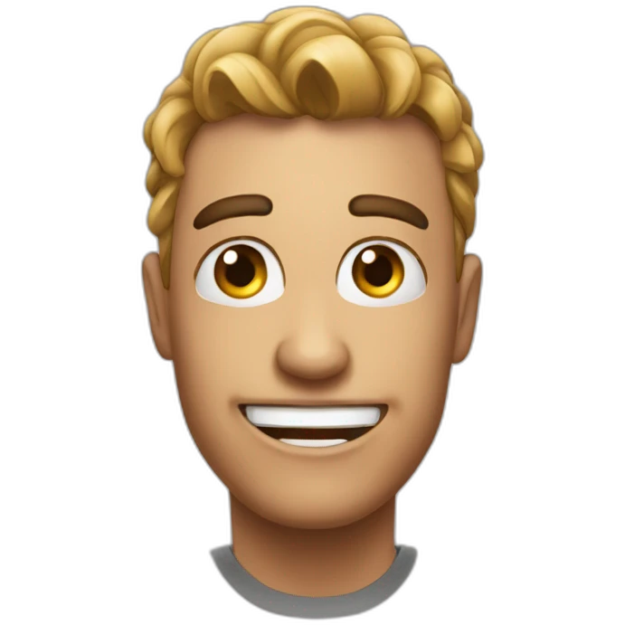 Smiling emoji with sarcastic i lok emoji