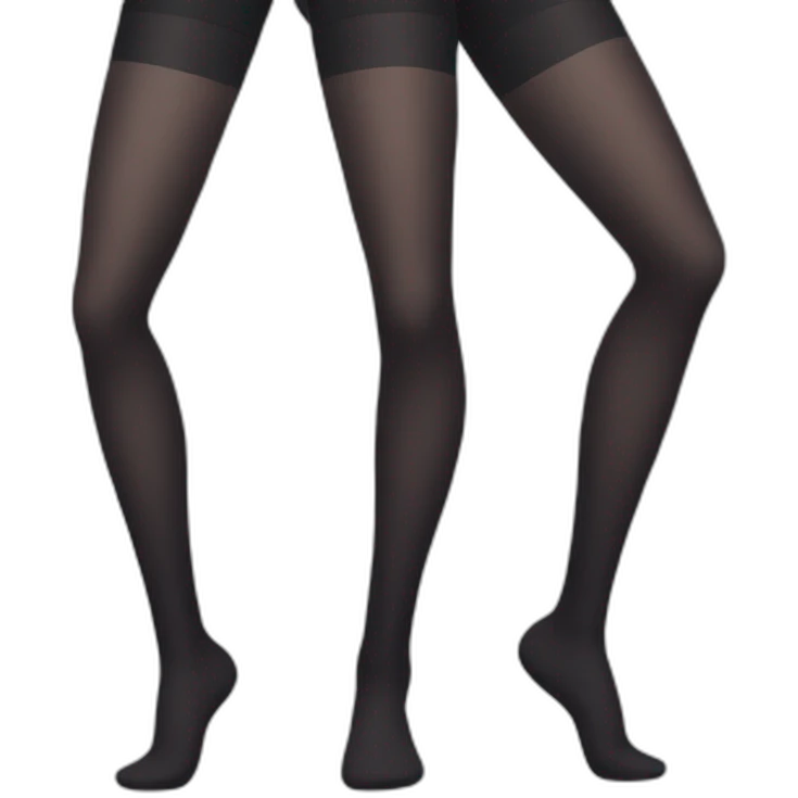 Woman legs in tights emoji