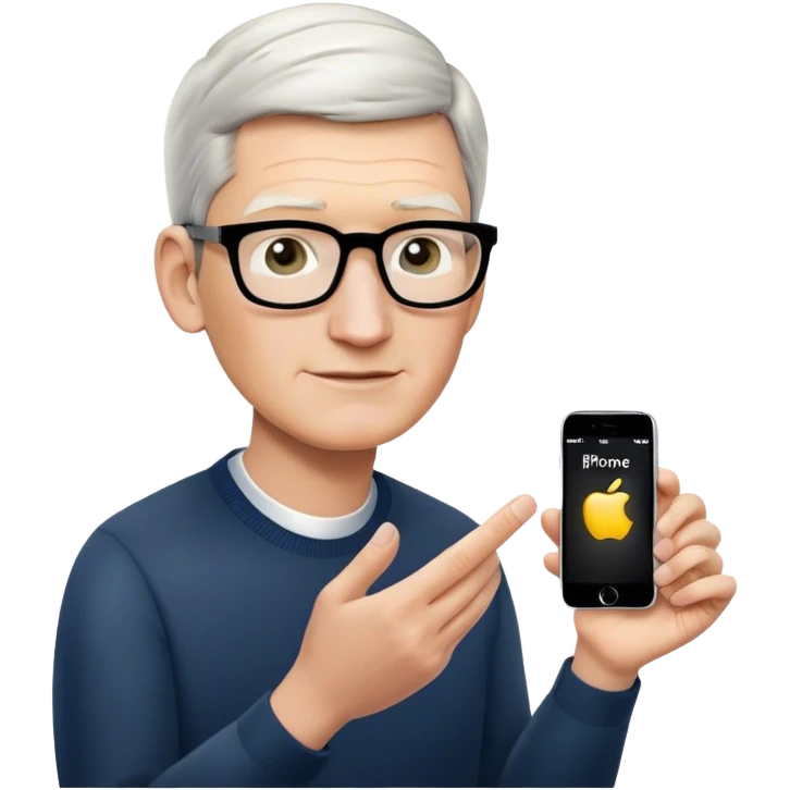 Tim Cook stellt das neue iPhone vor emoji
