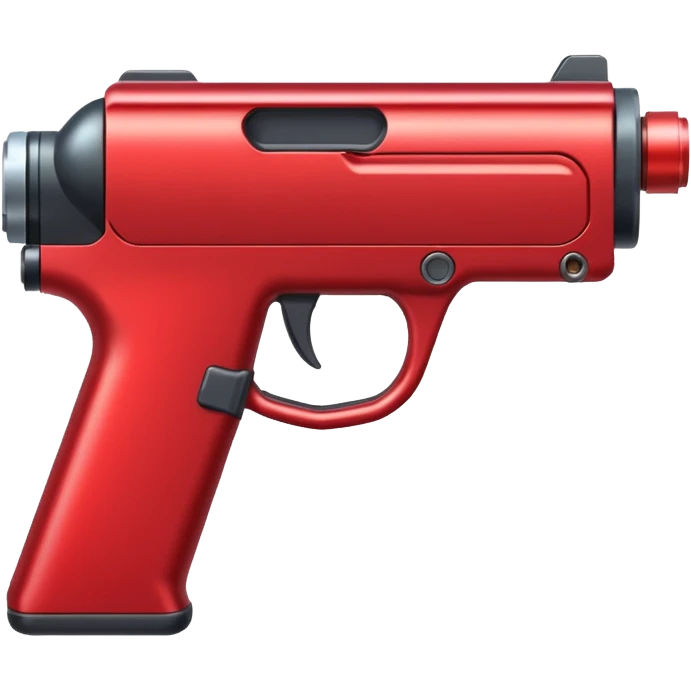 red lazer gun emoji