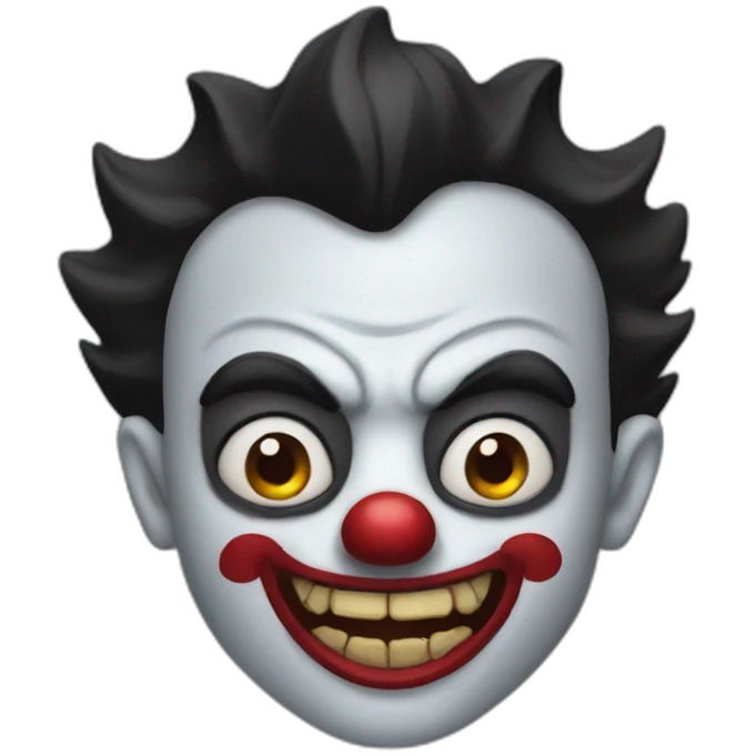 Vampire clown emoji