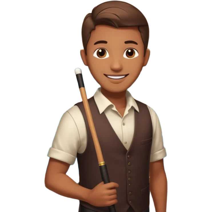 billiard dealer emoji