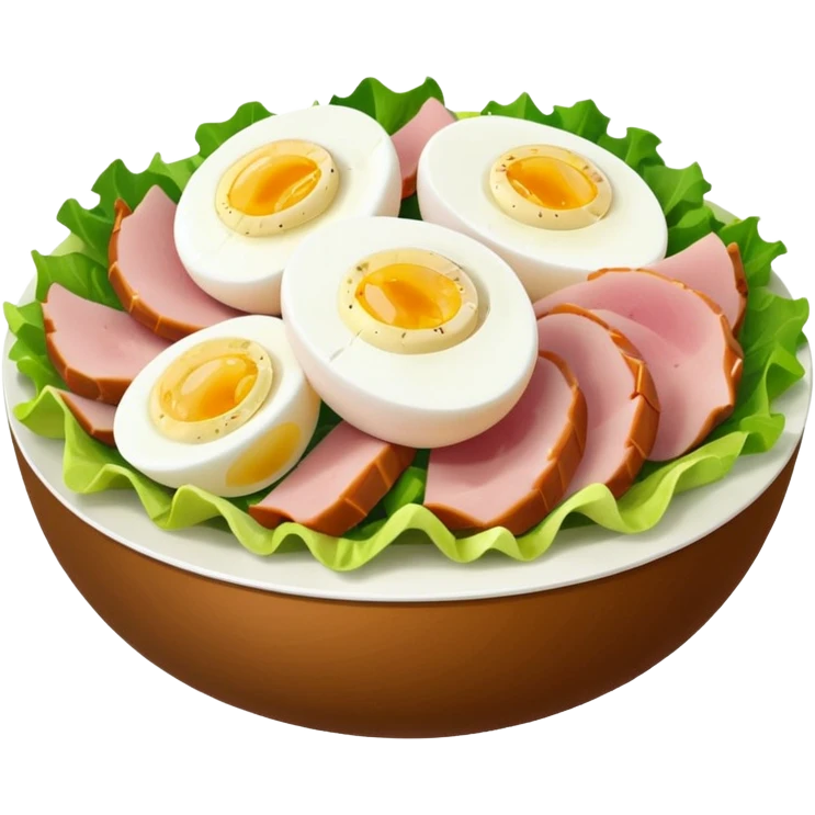 Chef salad with no tomatoes emoji
