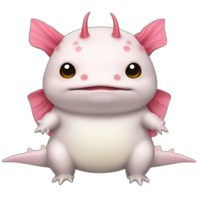 Samurai axolotl emoji