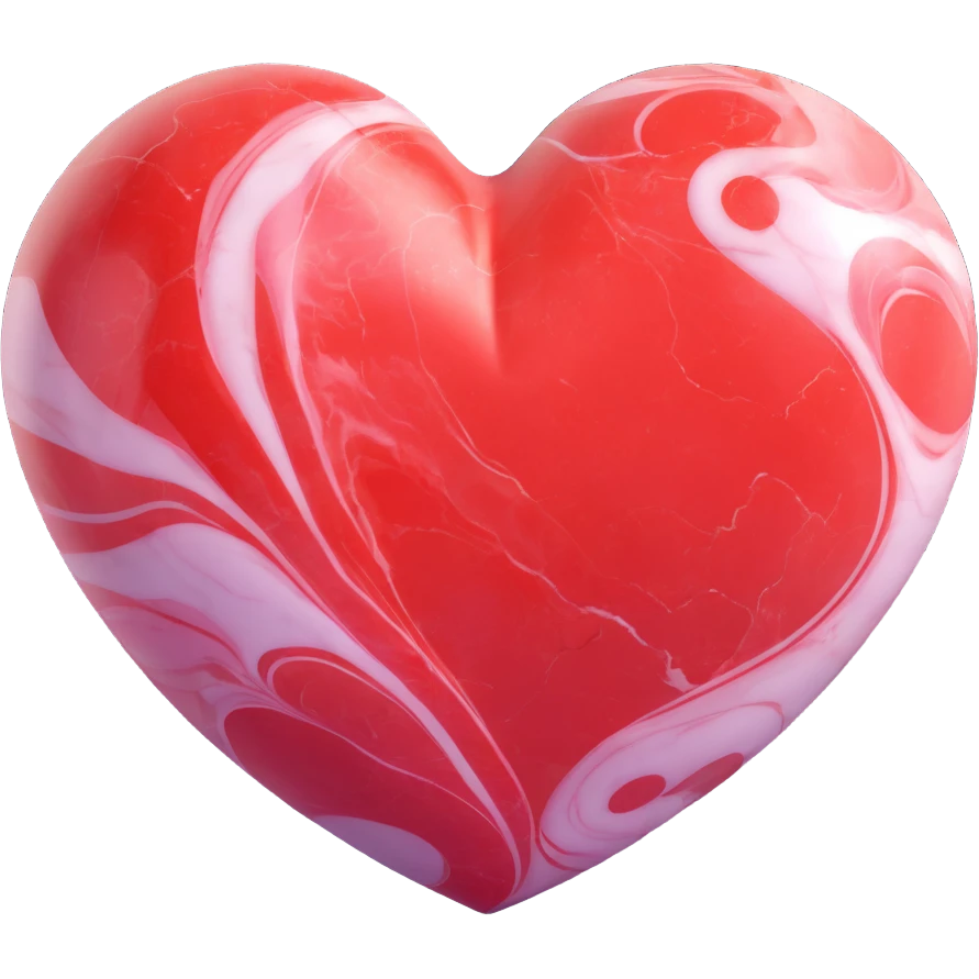 marble heart emoji