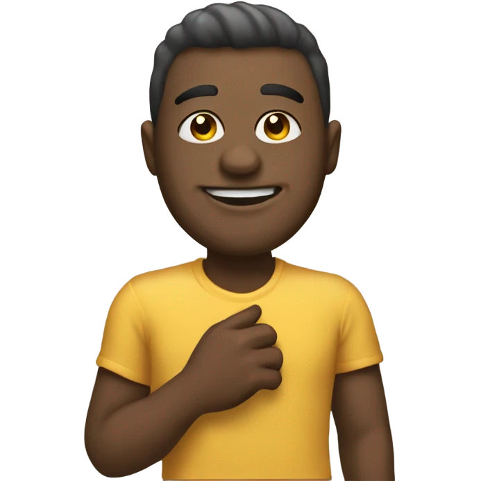 Anthropomorphic fan emoji