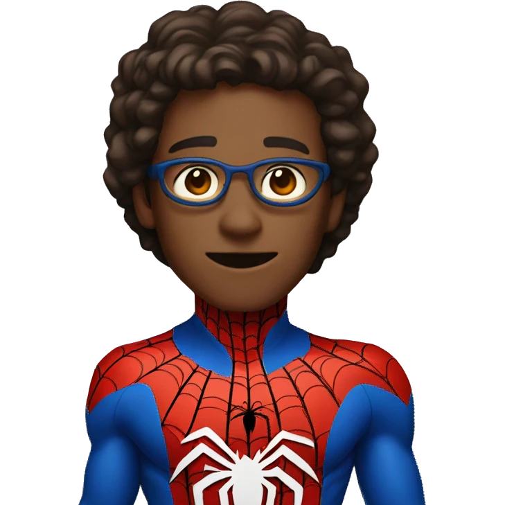 mark lee wearing spiderman suit emoji