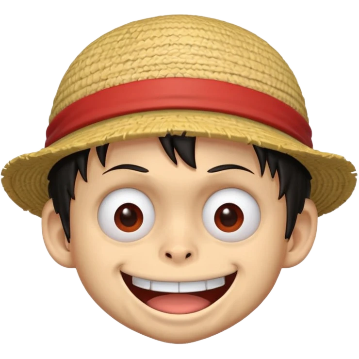 Make luffy emoji emoji