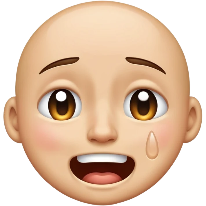 One face who are both cry ans laugh emoji