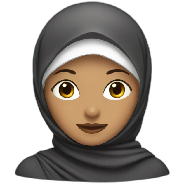 Woman with hijab emoji
