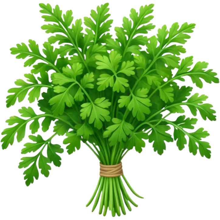 coriander big  bunch emoji