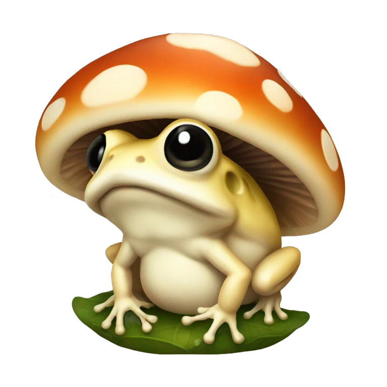 Mushroom frog emoji