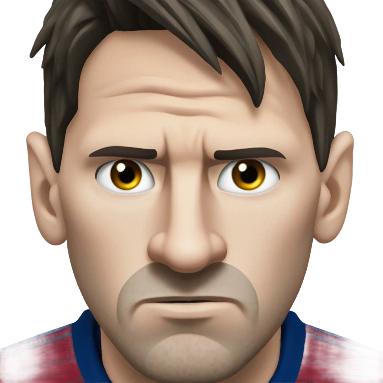 Messi Angry  emoji