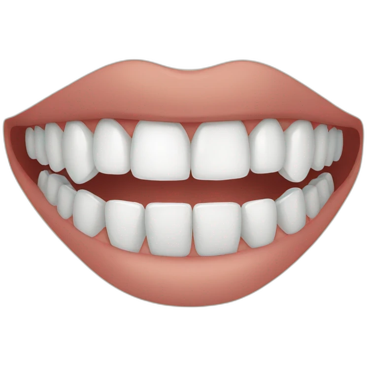 White teeth emoji