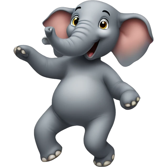 Elephant dancing  emoji