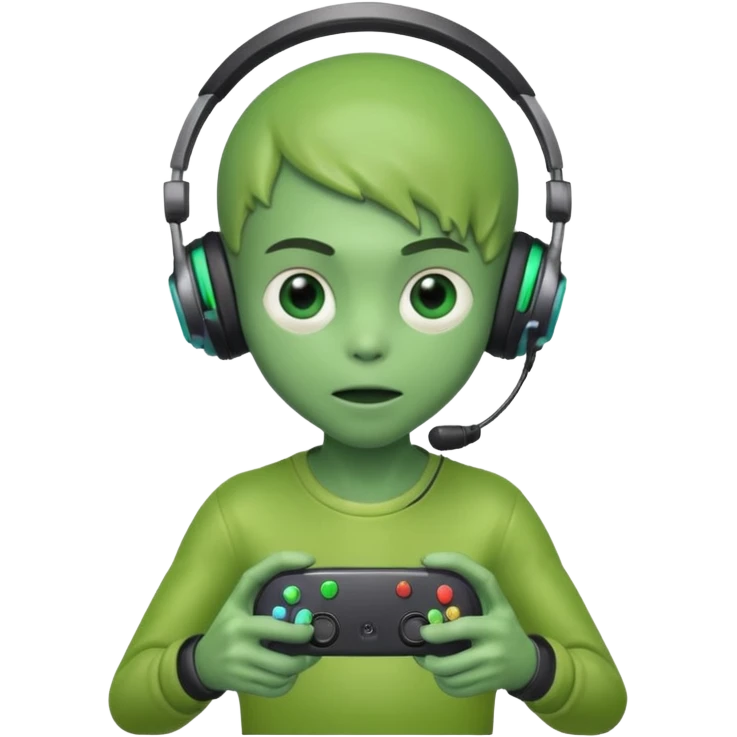 Alien Kid  gamer emoji