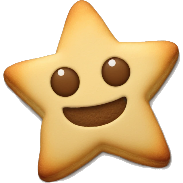 Star cookie  emoji