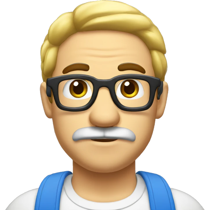 Mario sans moustache  emoji