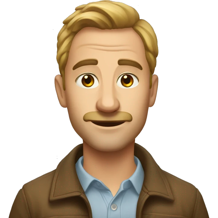 олень с сантой  emoji