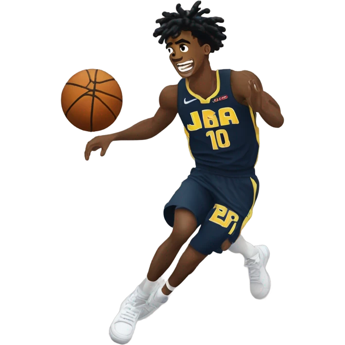 Ja morant dunking emoji