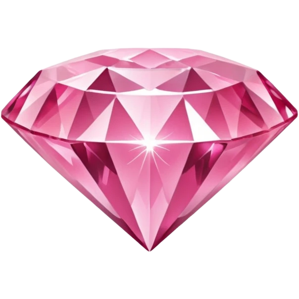 Pink diamond emoji emoji
