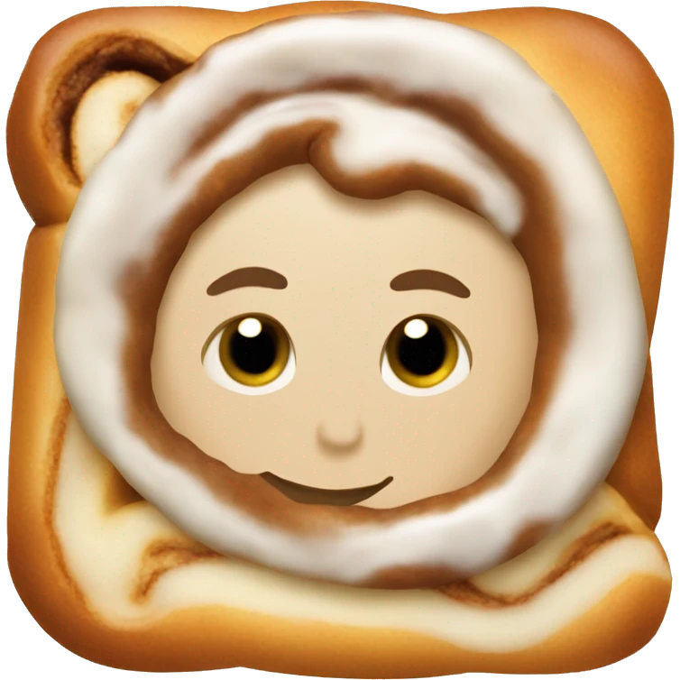 Create a cinnamon roll  emoji
