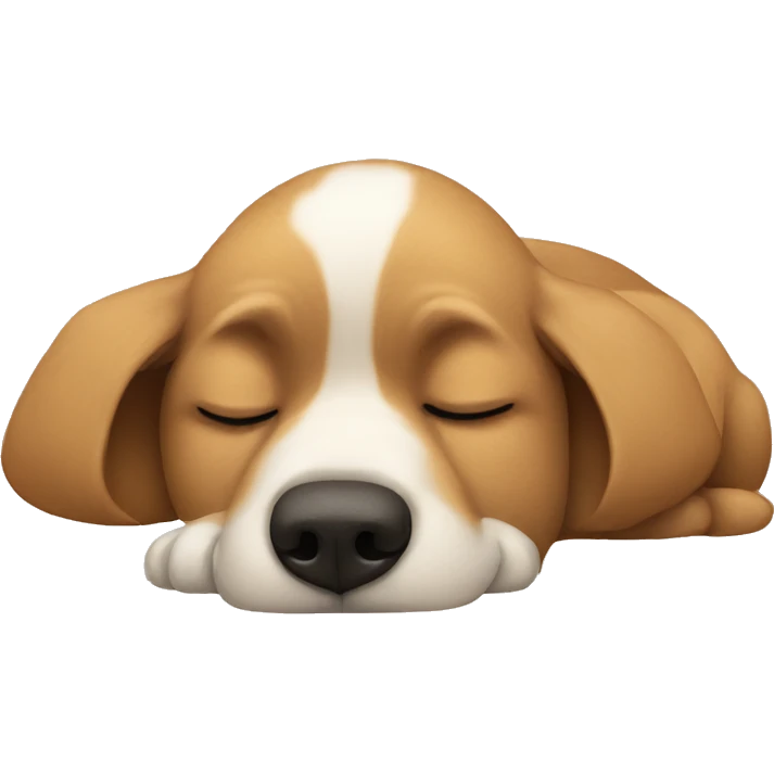 Dog asleep emoji