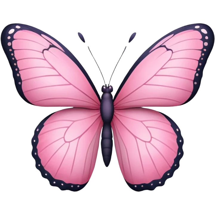 Pink butterfly emoji emoji