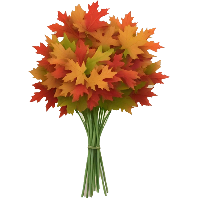 bouquet of maples emoji