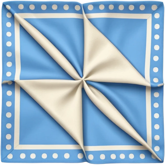 patterned napkin emoji