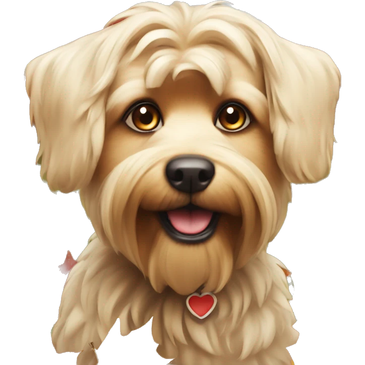 Yorkshire dog in Autumn  emoji