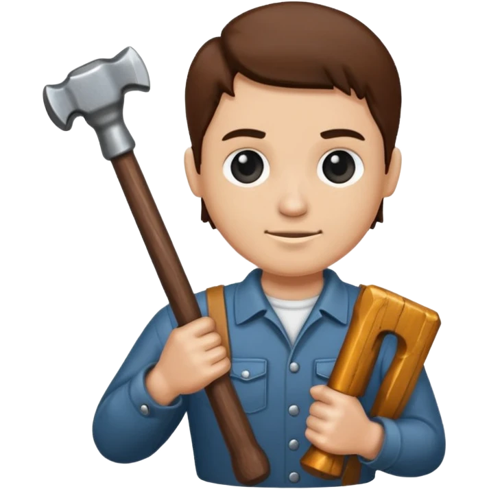 pin and  hammer emoji