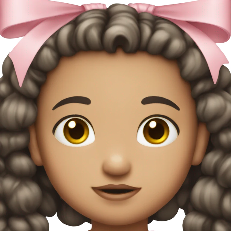 Baby pink bow emoji