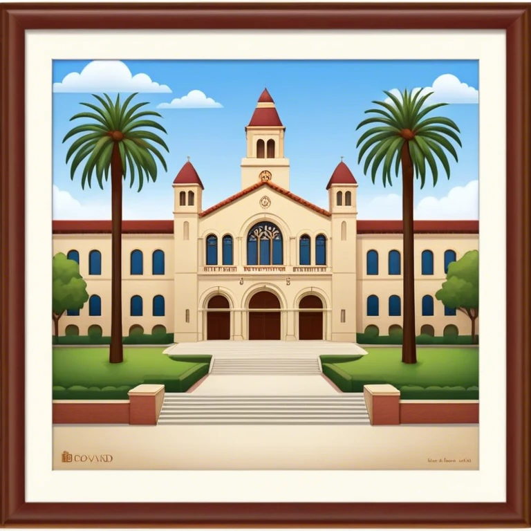 Bovard hall at the university of southern california emoji
