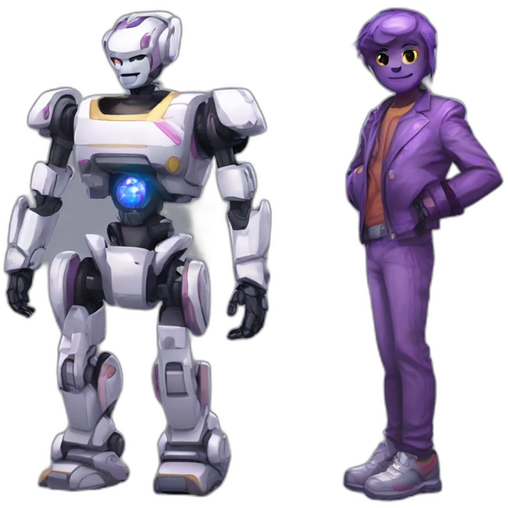 mecha Funtime freddy and bon bon emoji
