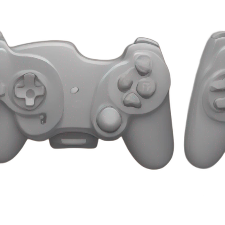 Game remote controler in orange colour  emoji