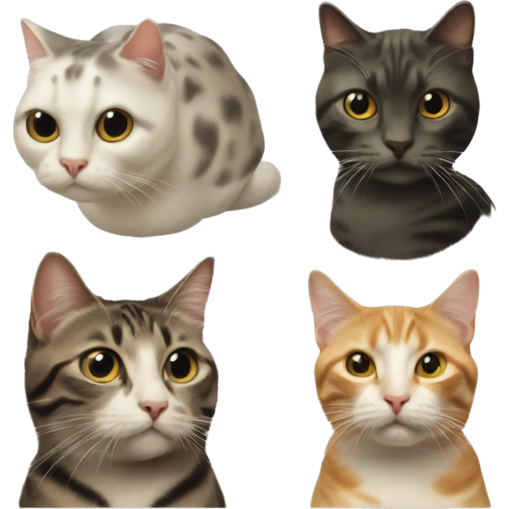 Katze und Schildkröte  emoji